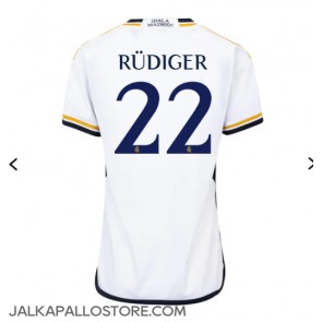Real Madrid Antonio Rudiger #22 Kotipaita Naisten 2023-24 Lyhythihainen